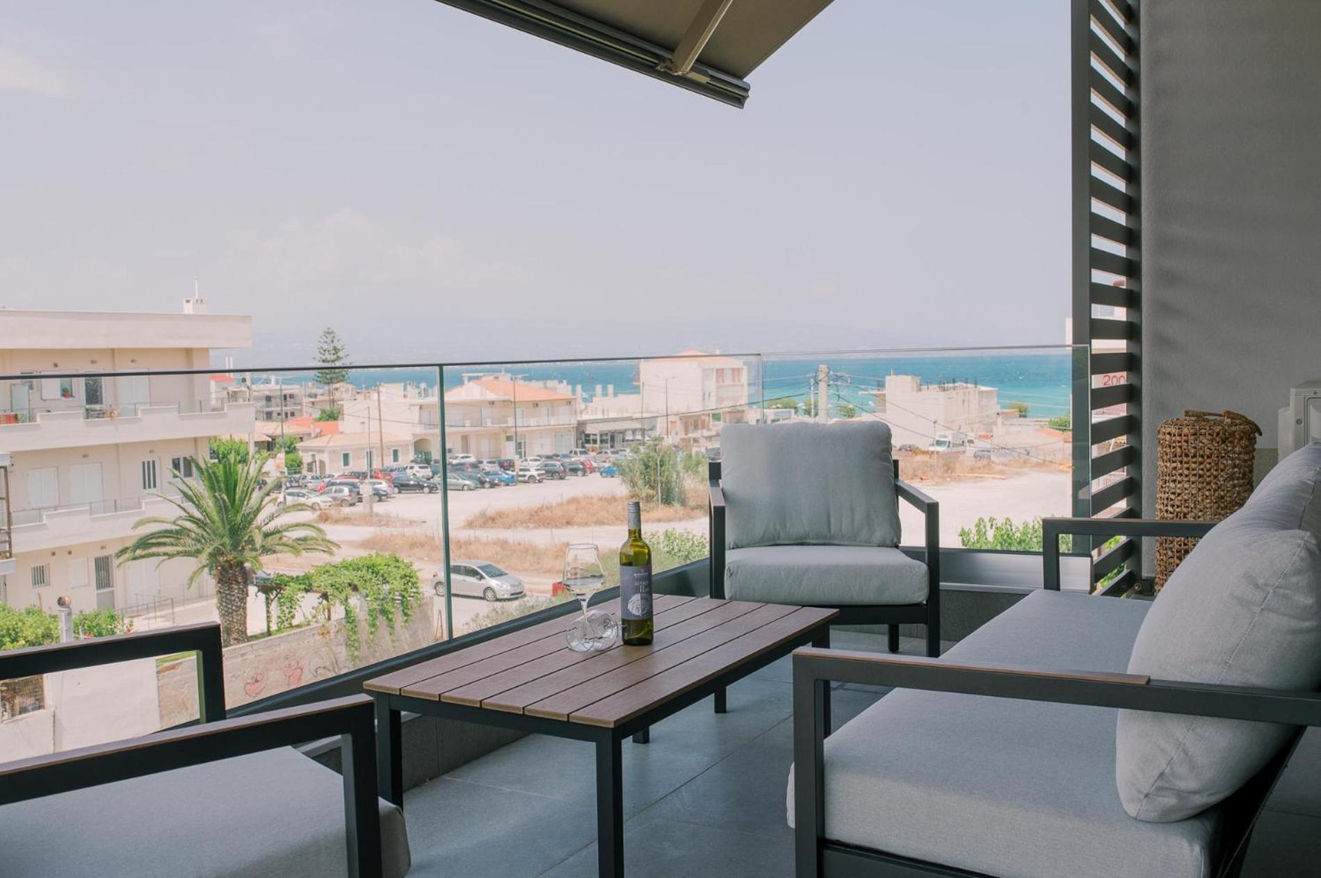 Hama Luxury Seaside Apartments Corinto Esterno foto